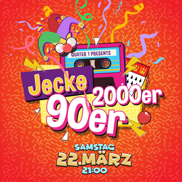 Jecke 90er/2000er Party – 22.03.2025