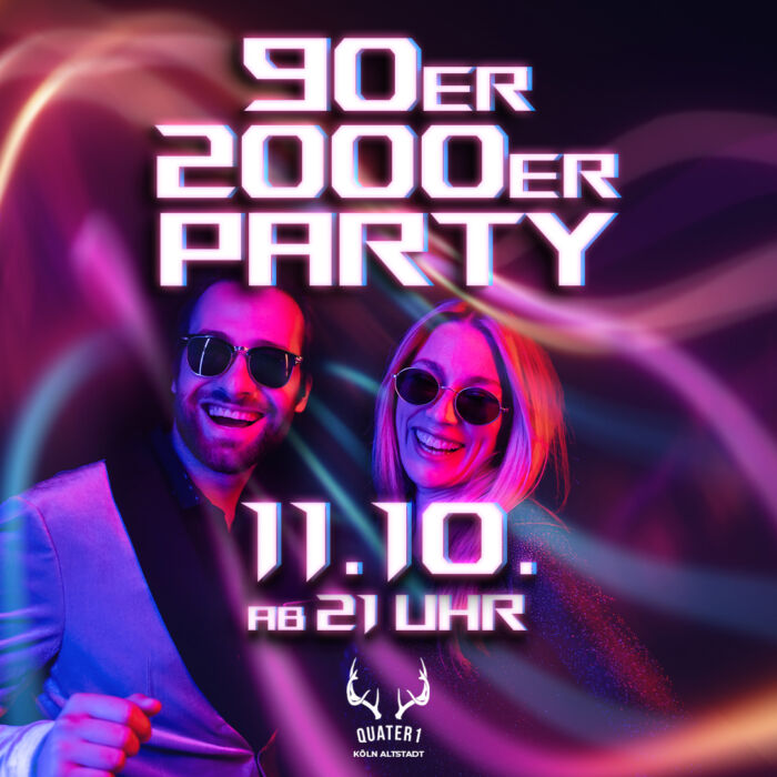 90er/2000er Party – 11.10.25