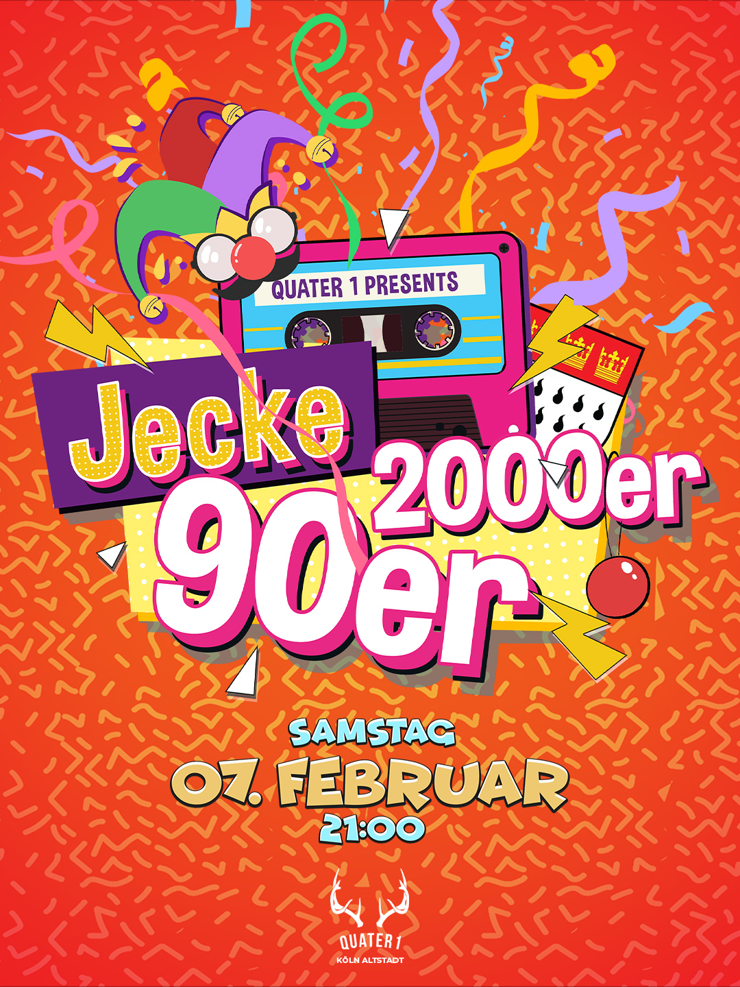 Jecke 90/00er Party – 07.02.26